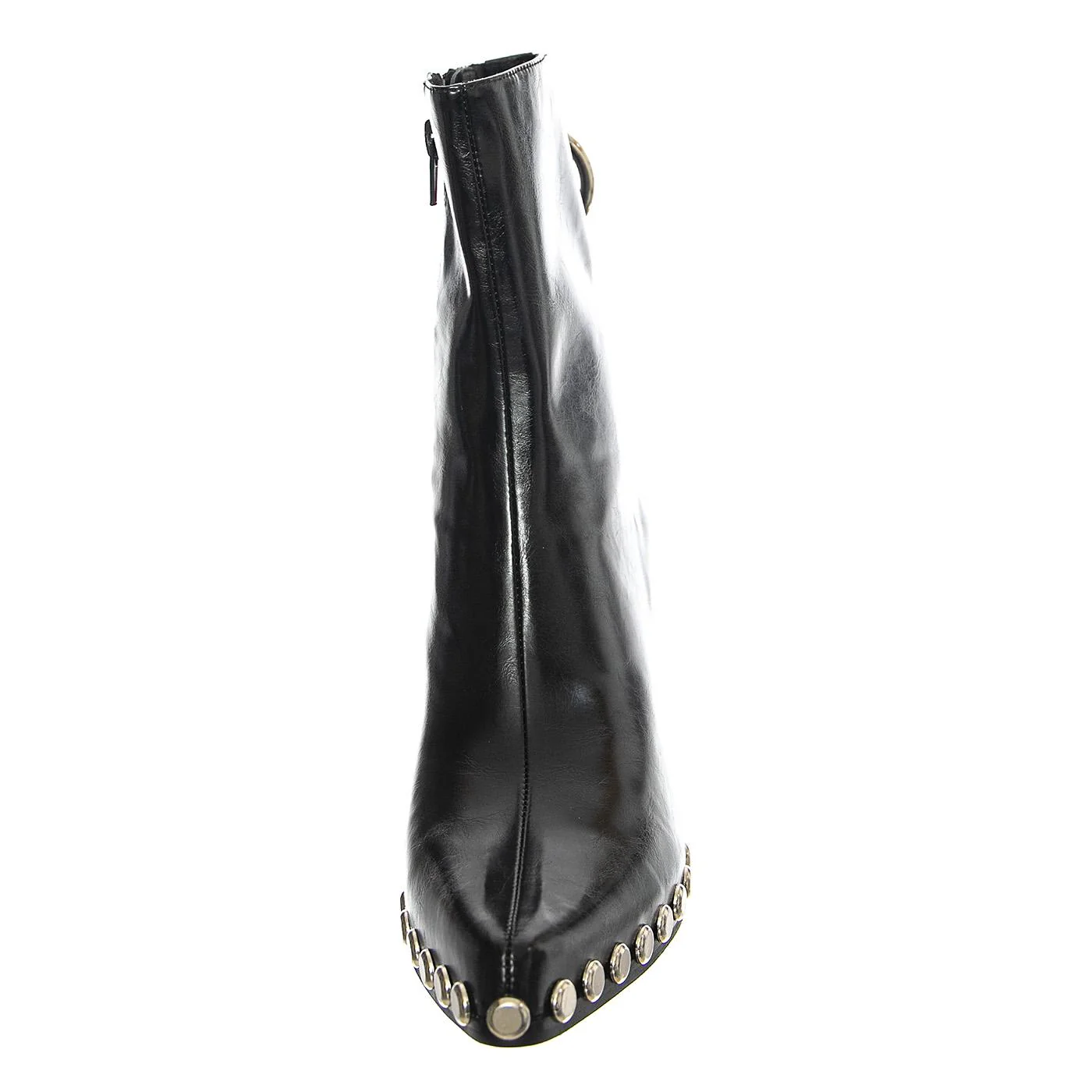 W' Walton-SR2 Black PU Boots - Image 3