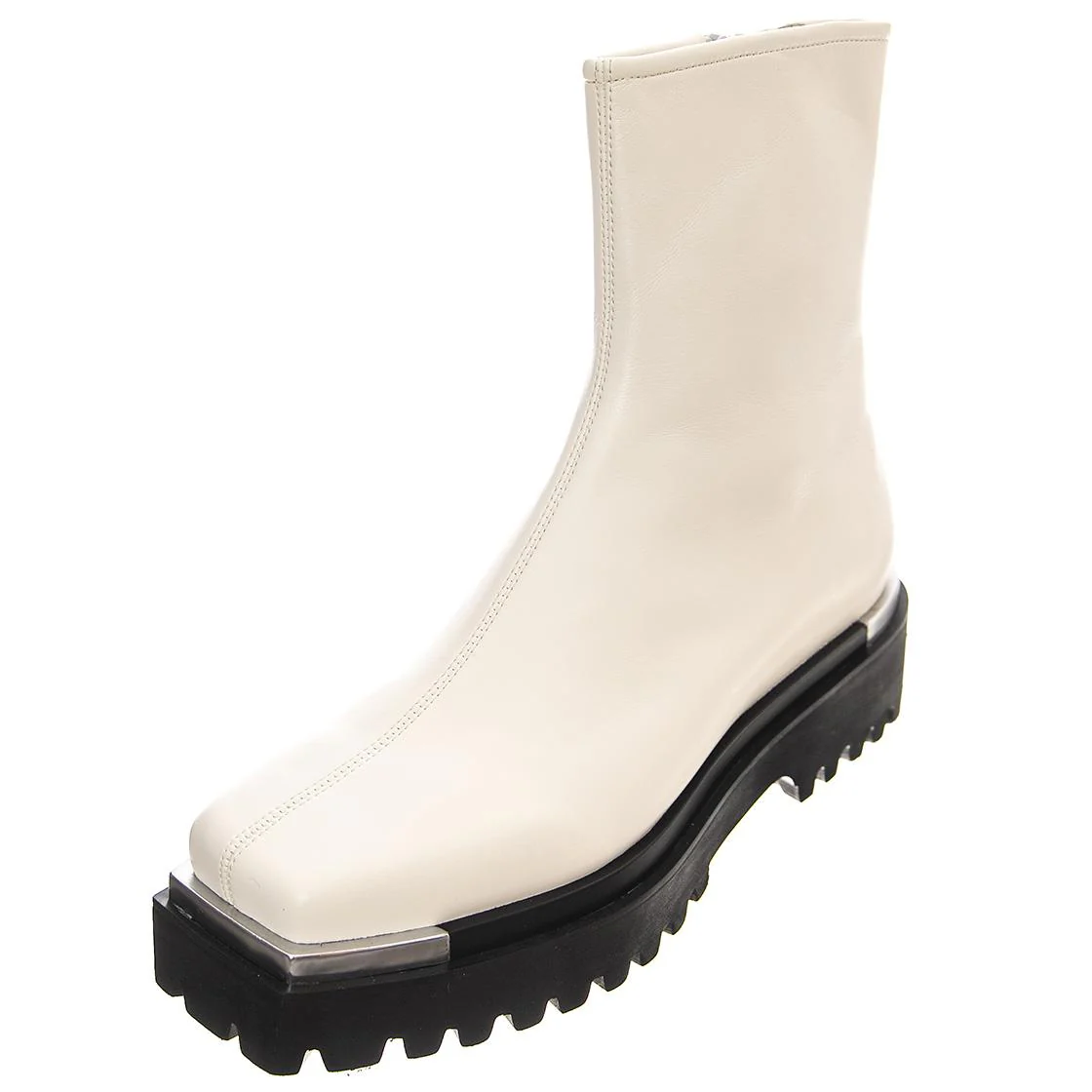 Devout - Women's White Ankle Boots Women JEFFREY CAMPBELL