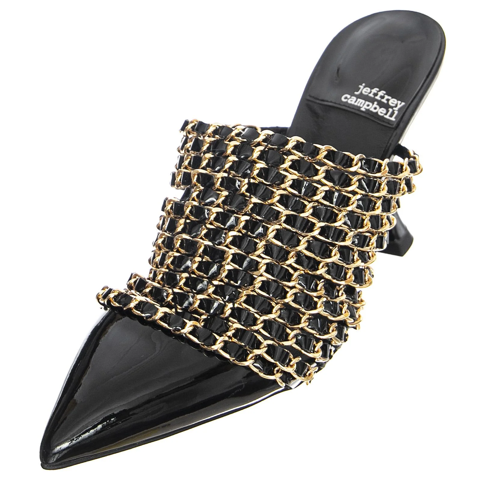 Womens Disorder Black Sandals