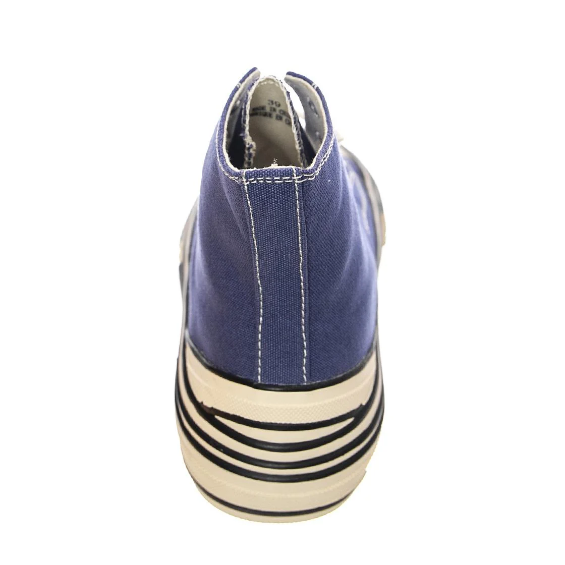 Endorphin-Hi Canvas - Women's High-Top Lace-Up Shoes Blue / Navy Women JEFFREY CAMPBELL - Image 4