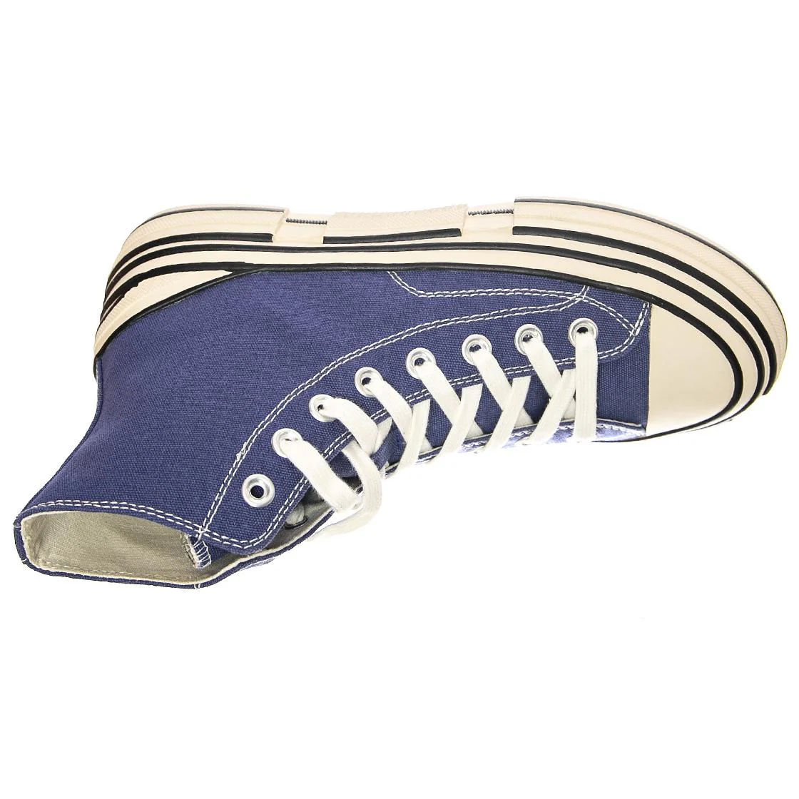 Endorphin-Hi Canvas - Women's High-Top Lace-Up Shoes Blue / Navy Women JEFFREY CAMPBELL - Image 6