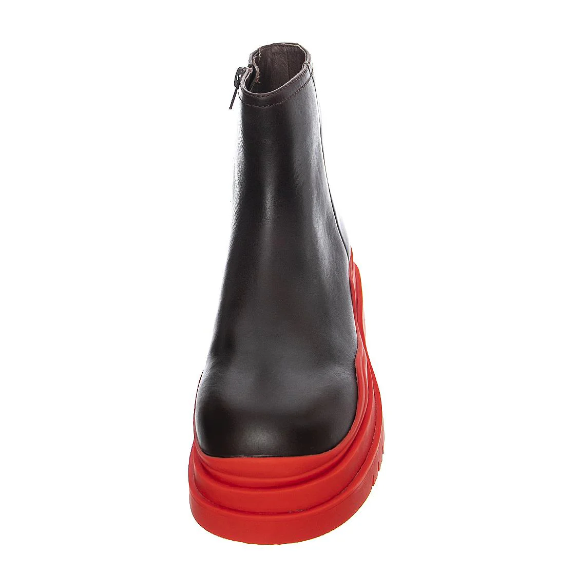 Womens Loading Brown Ankle Boots - Image 3