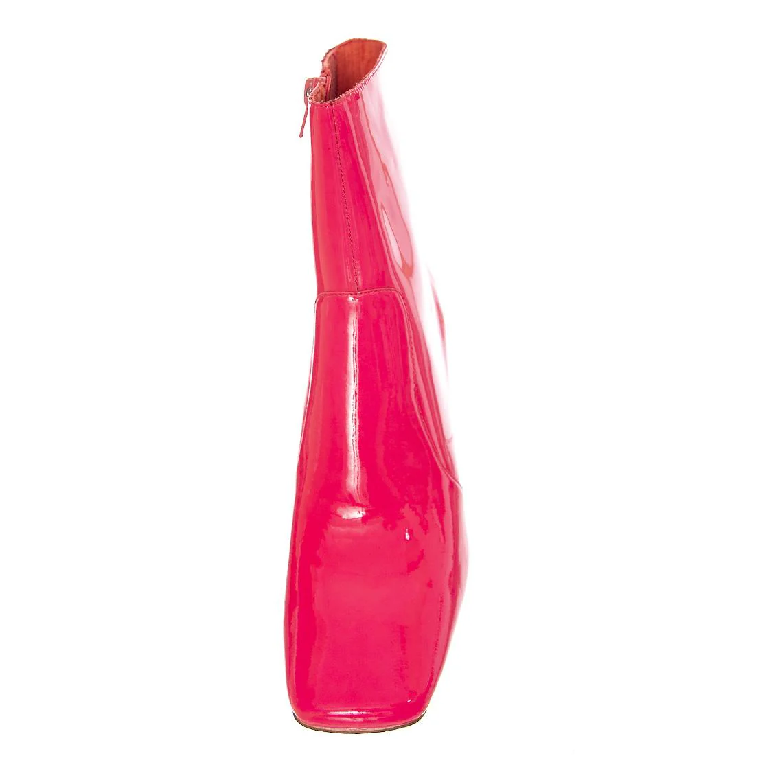 Womens Patti Pink Ankle Boots - Image 3