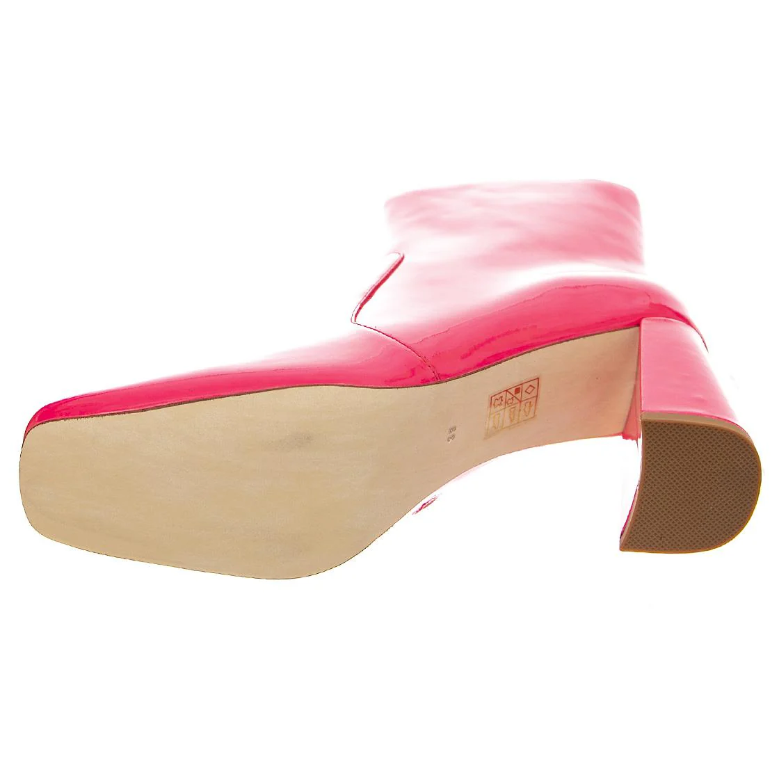 Womens Patti Pink Ankle Boots - Image 5