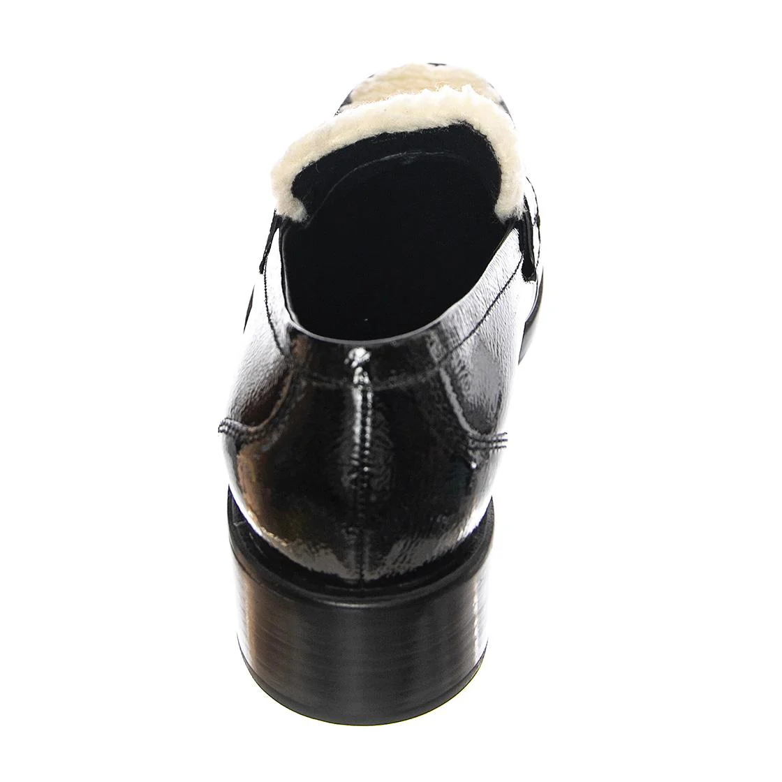 Sorbonne-F - Women's Black / White / Ivory Loafers JEFFREY CAMPBELL - Image 4