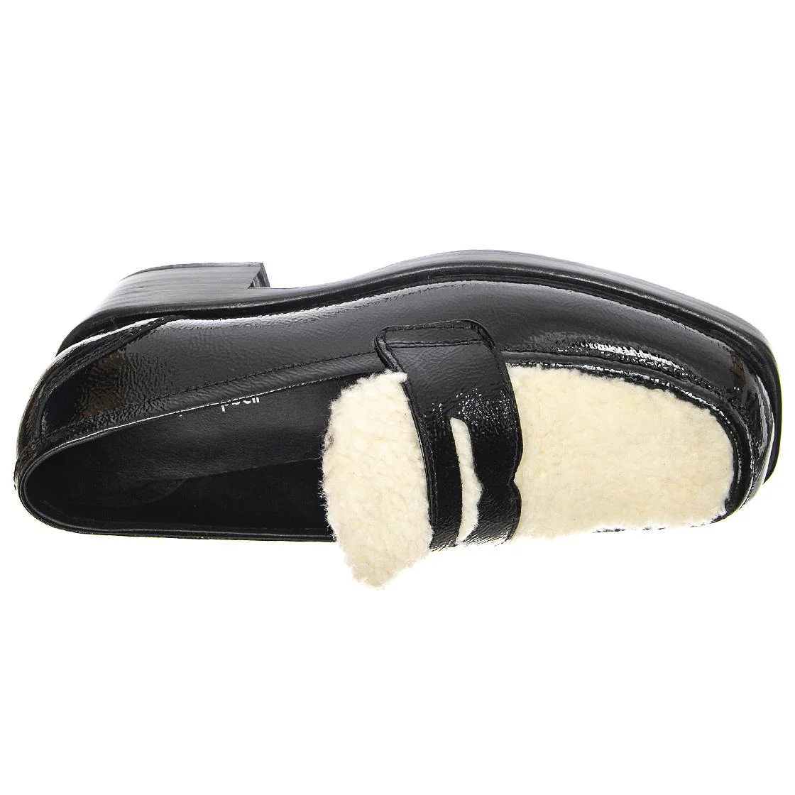 Sorbonne-F - Women's Black / White / Ivory Loafers JEFFREY CAMPBELL - Image 6