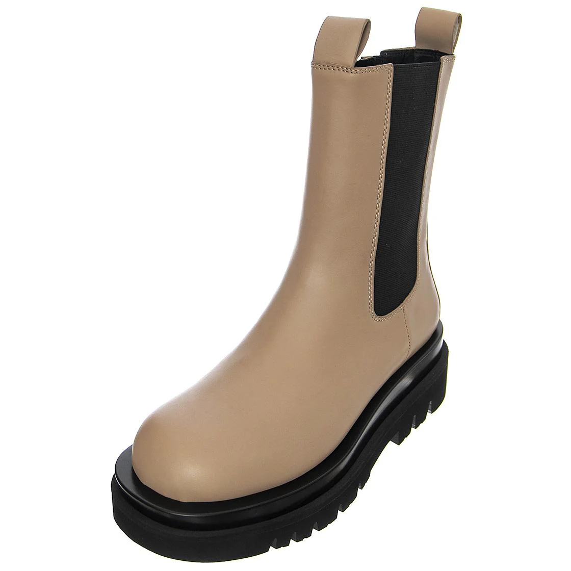 Womens Tanked Dark Nude Boots