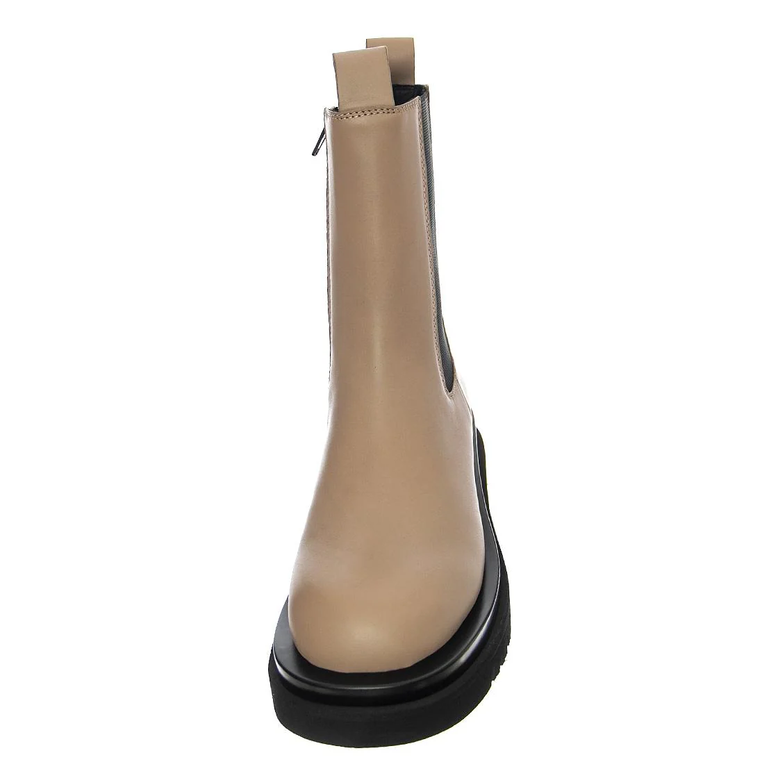 Womens Tanked Dark Nude Boots - Image 3