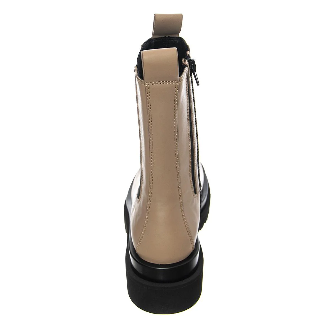 Womens Tanked Dark Nude Boots - Image 4