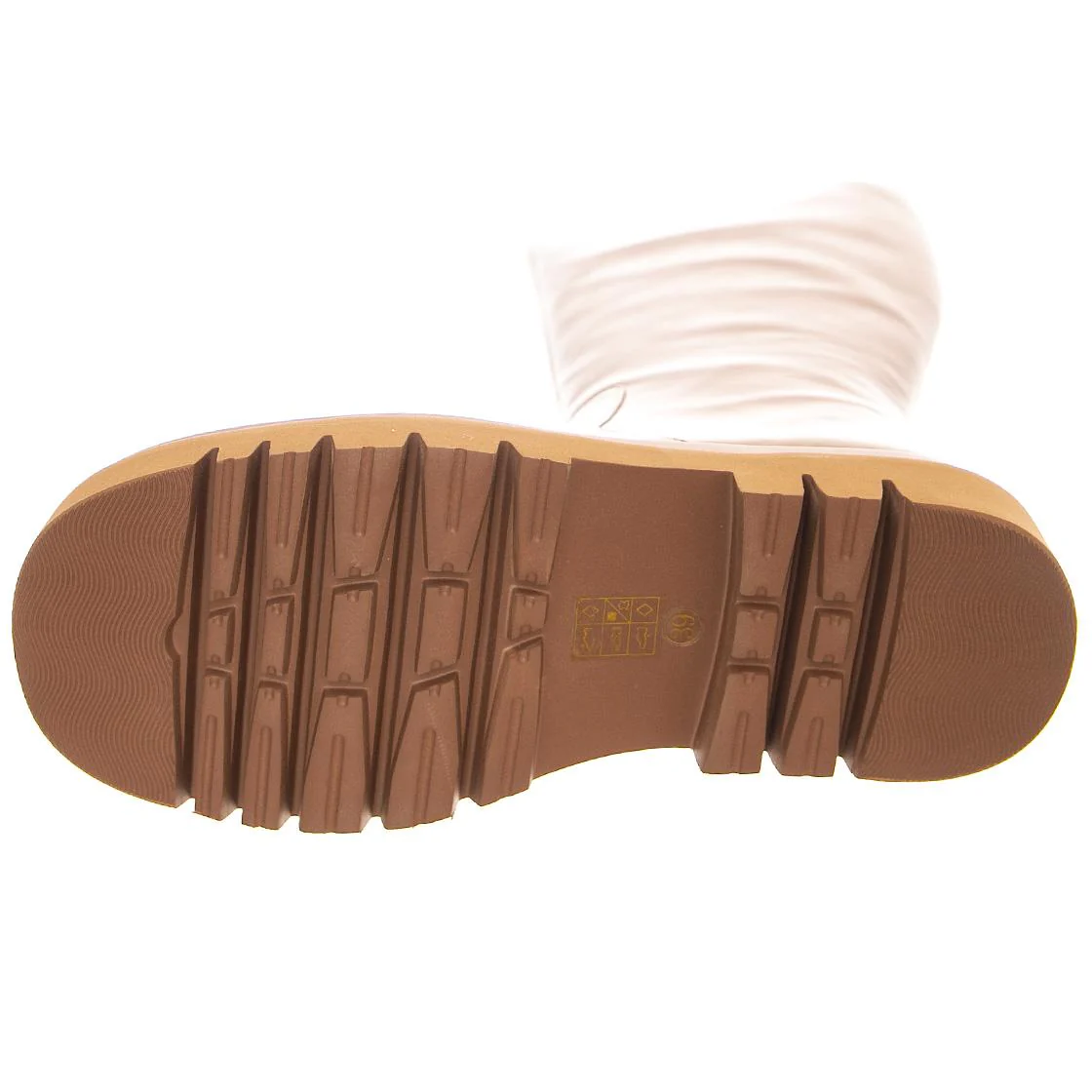 Tanked-Kh - Women's Beige / Natural Boots Women JEFFREY CAMPBELL - Image 5