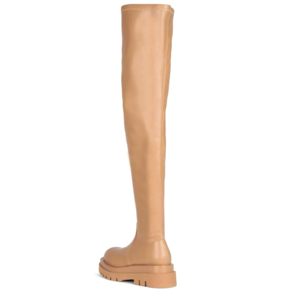 Womens Tanked-Ok Beige / Natural Boots - Image 3
