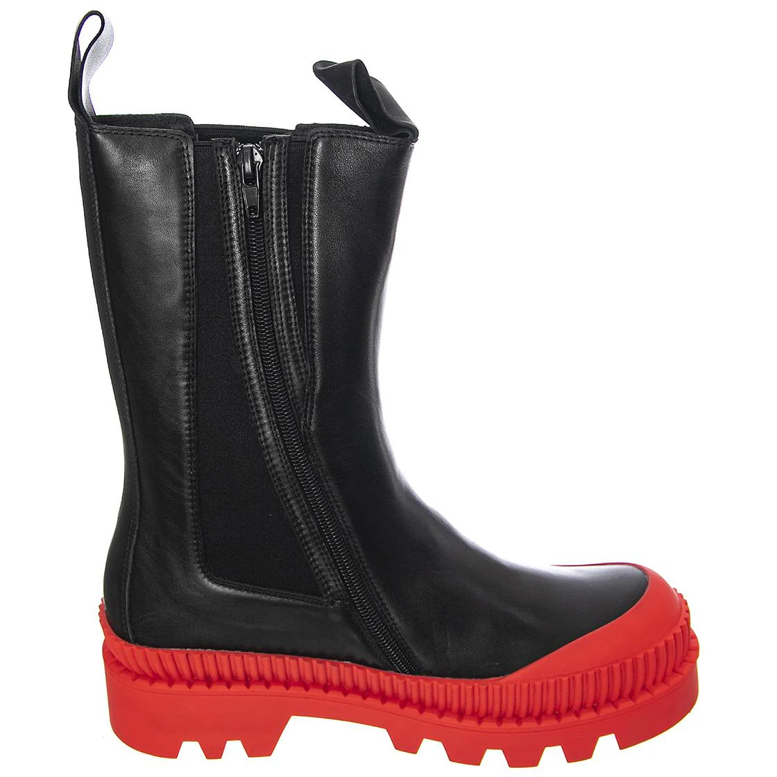 Womens Trecking Black / Red Boots - Image 2
