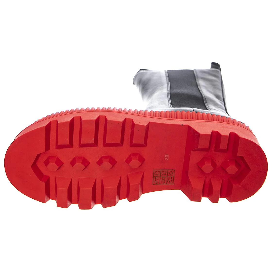 Womens Trecking Black / Red Boots - Image 5