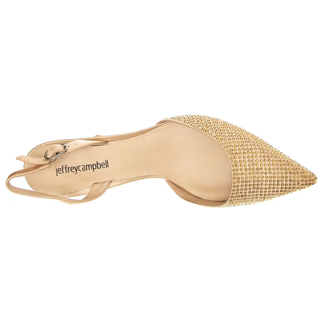 Womens Zivote Beige Fabric Sandals - Image 6