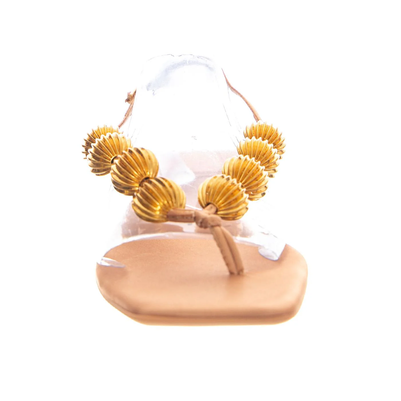 YUCATAN BEIGE SATIN GOLD - Women's Beige Sandal Women JEFFREY CAMPBELL - Image 3