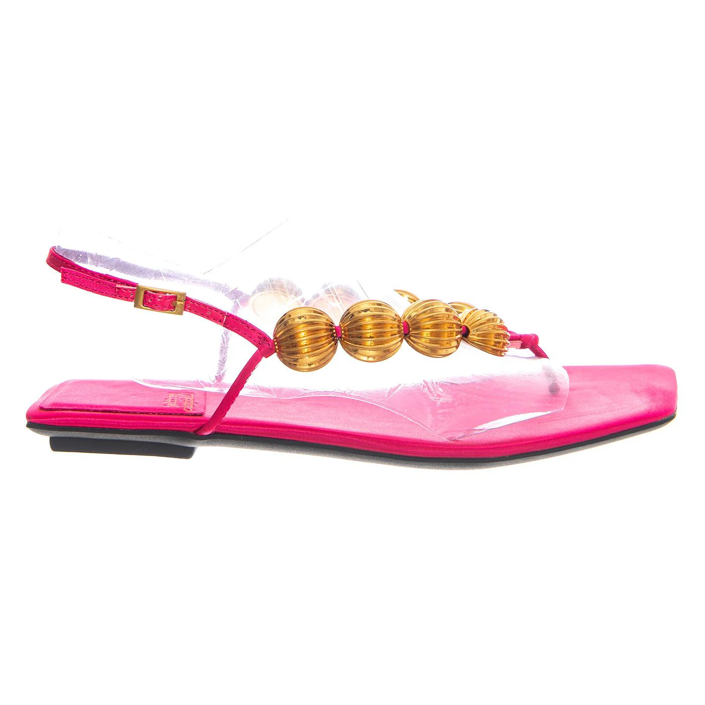 YUCATAN FUCHSIA SATIN GOLD - Women's Purple Sandals Women JEFFREY CAMPBELL