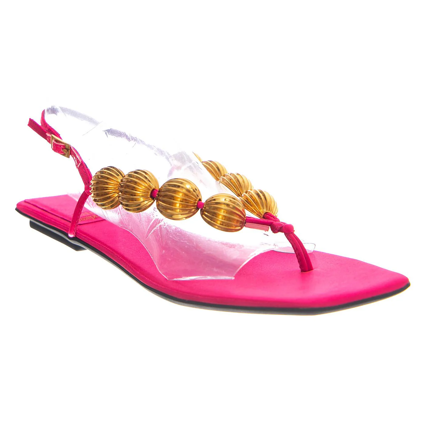 YUCATAN FUCHSIA SATIN GOLD - Women's Purple Sandals Women JEFFREY CAMPBELL - Image 2