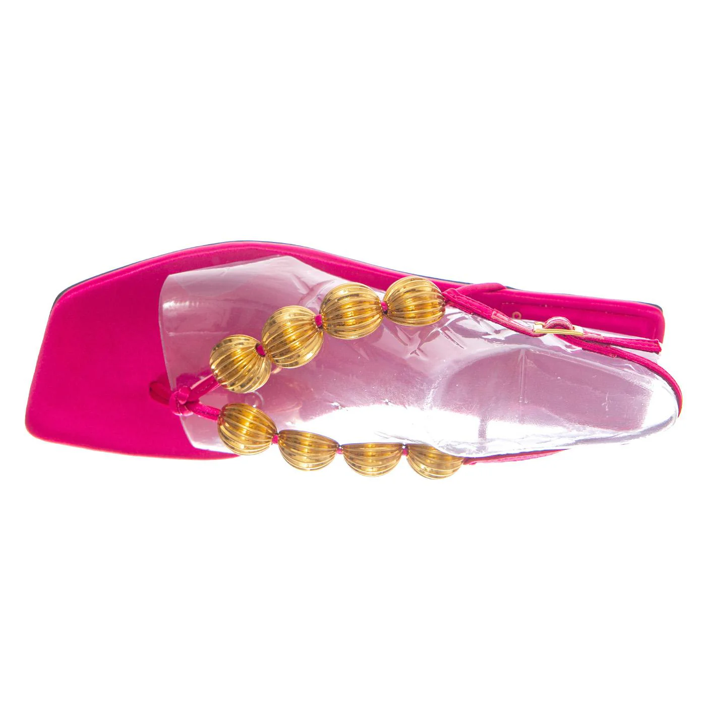 YUCATAN FUCHSIA SATIN GOLD - Women's Purple Sandals Women JEFFREY CAMPBELL - Image 6