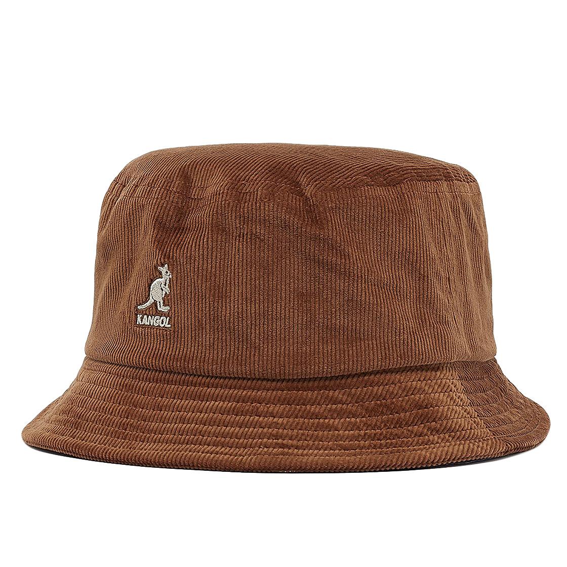 Cord Bucket Wood - Brown Bucket Hat KANGOL ACCESSORIES