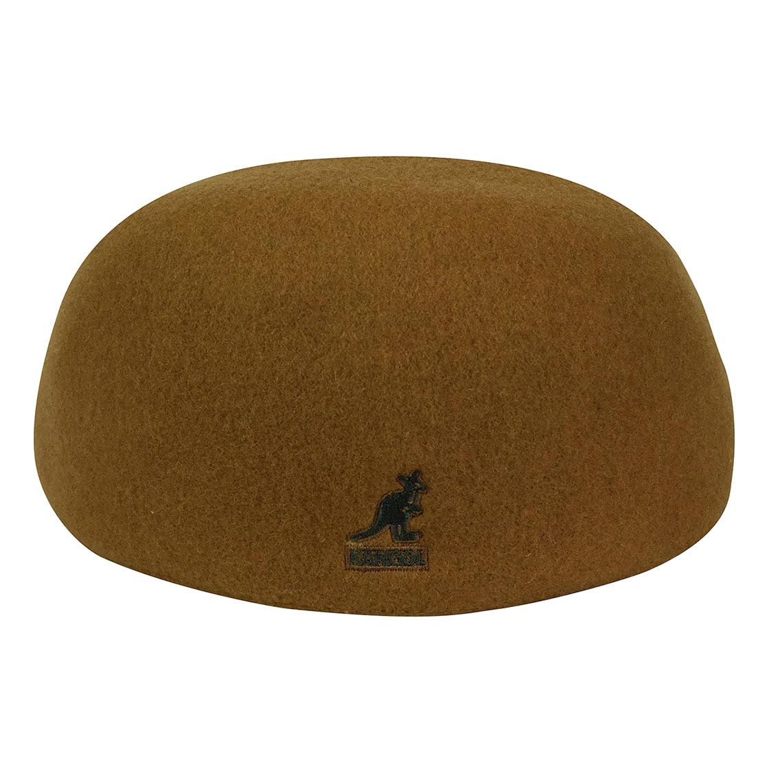Seamless Wool 507 Wood - Brown Flat Cap KANGOL ACCESSORIES - Image 2