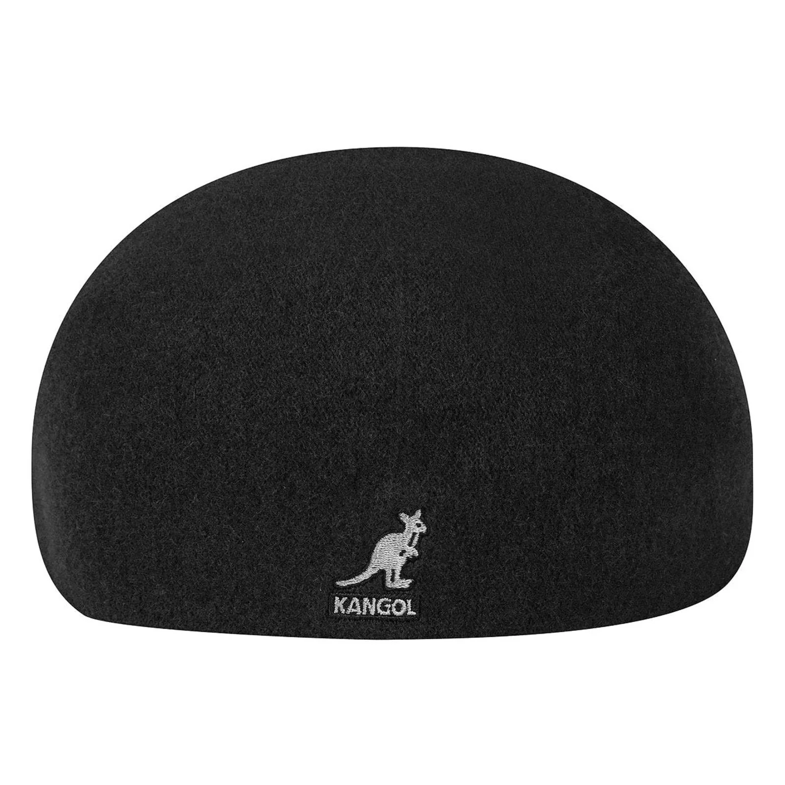 Seamless Wool Flat Hat Black - Image 2
