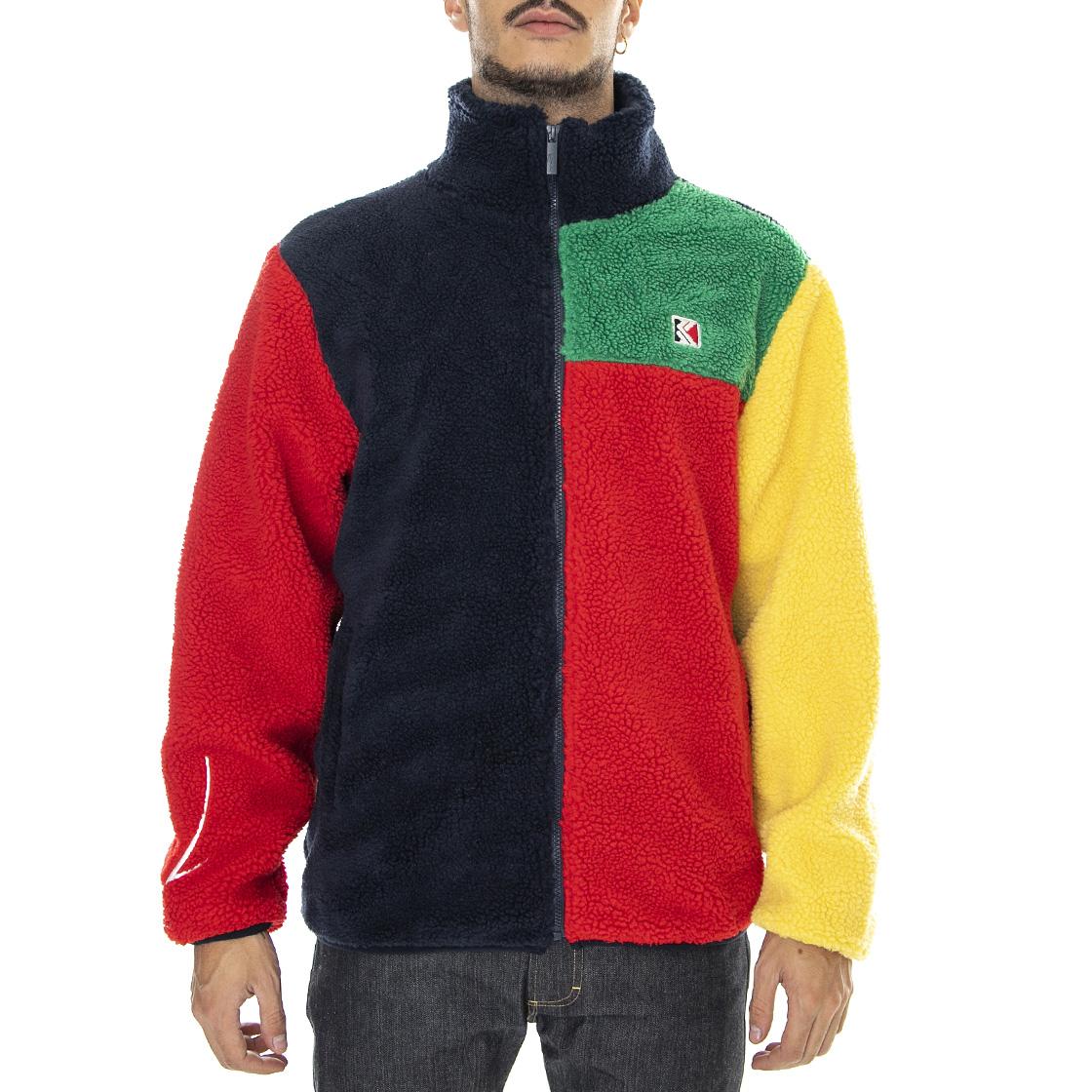 Signature Block Teddy - Men's Multicolor Winter Jacket Men KARL KANI - Image 2