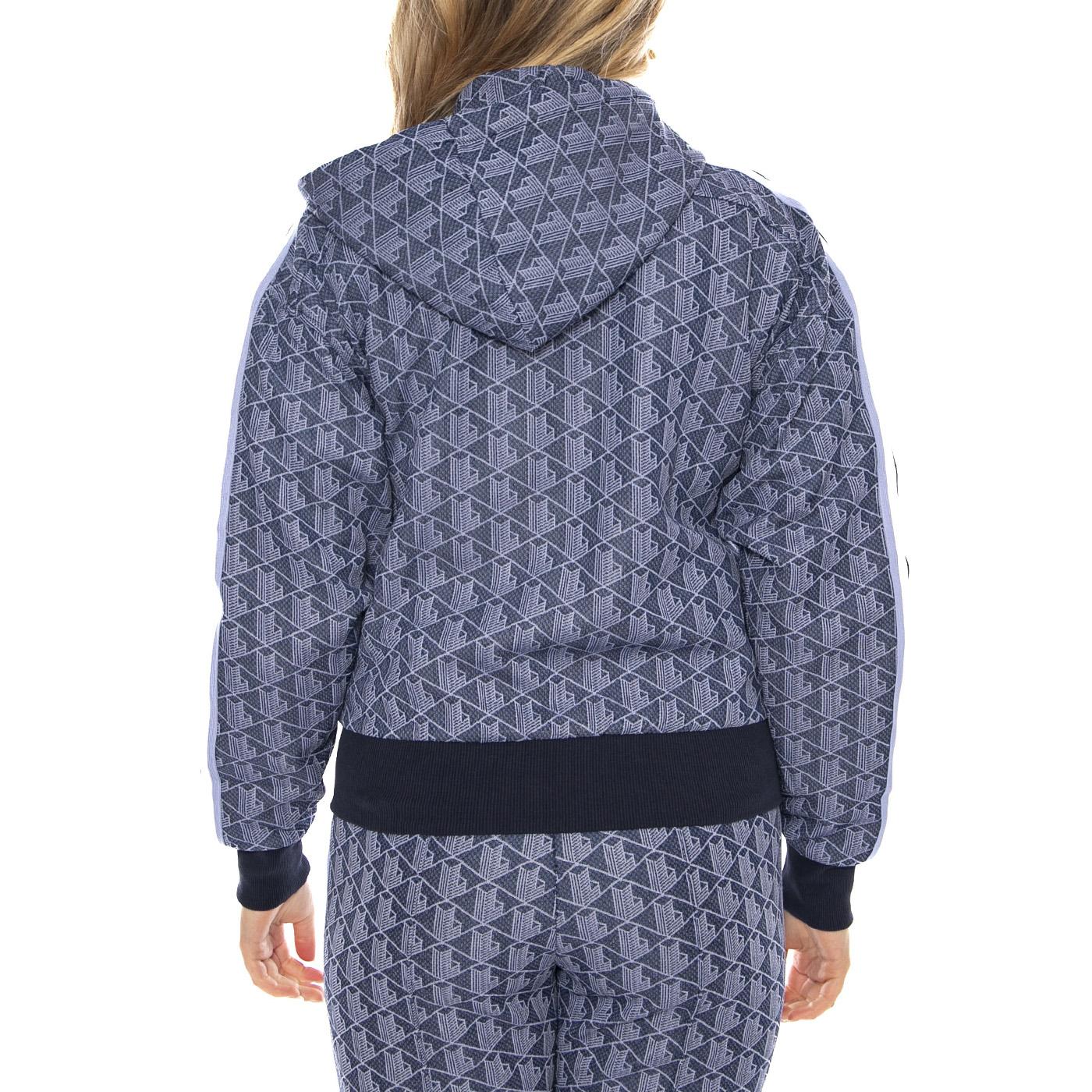Lacoste Sweatshirt 9I4 -- Women's Blue Sweatshirt Women LACOSTE - Image 3