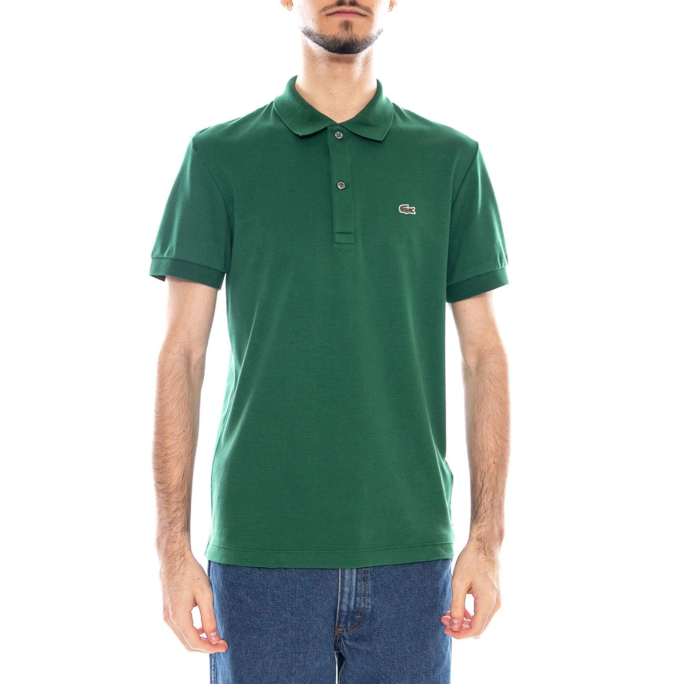 Short-sleeved T-shirt 132 Green Polo Shirt - Men's Green Polo Shirt LACOSTE - Image 2