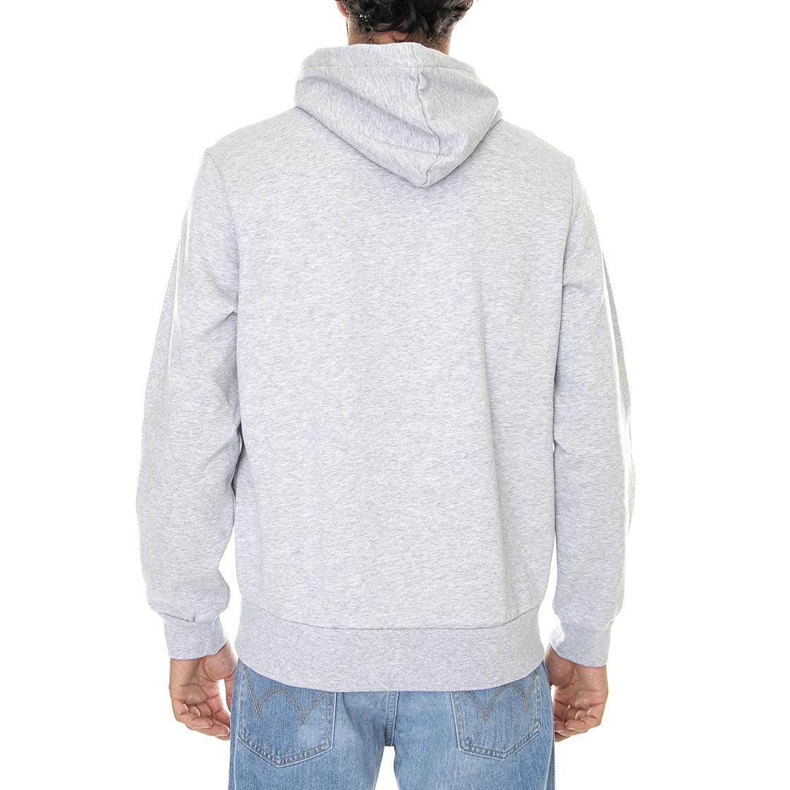 Mens Sweatshirt-Cca Grey Hooded Sweat - Image 3