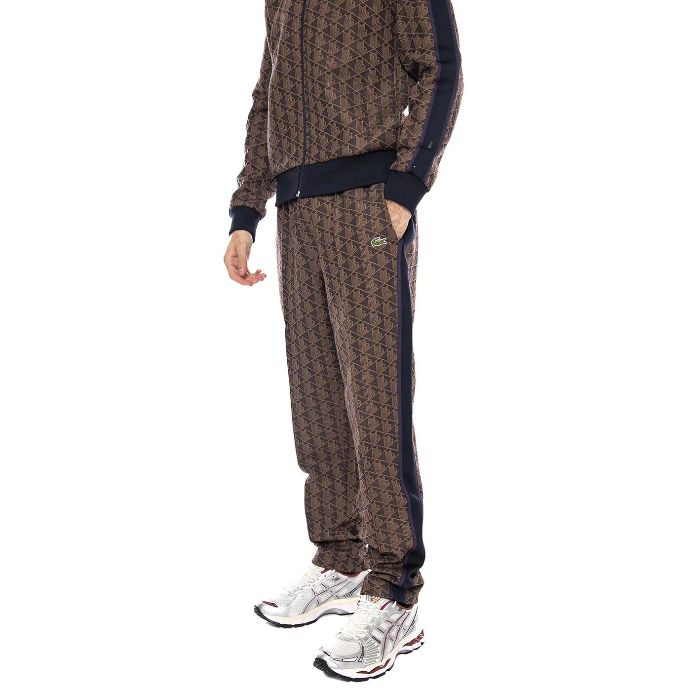 PANT.TUTA 9I4 -- Men's Brown Tracksuit Pants LACOSTE