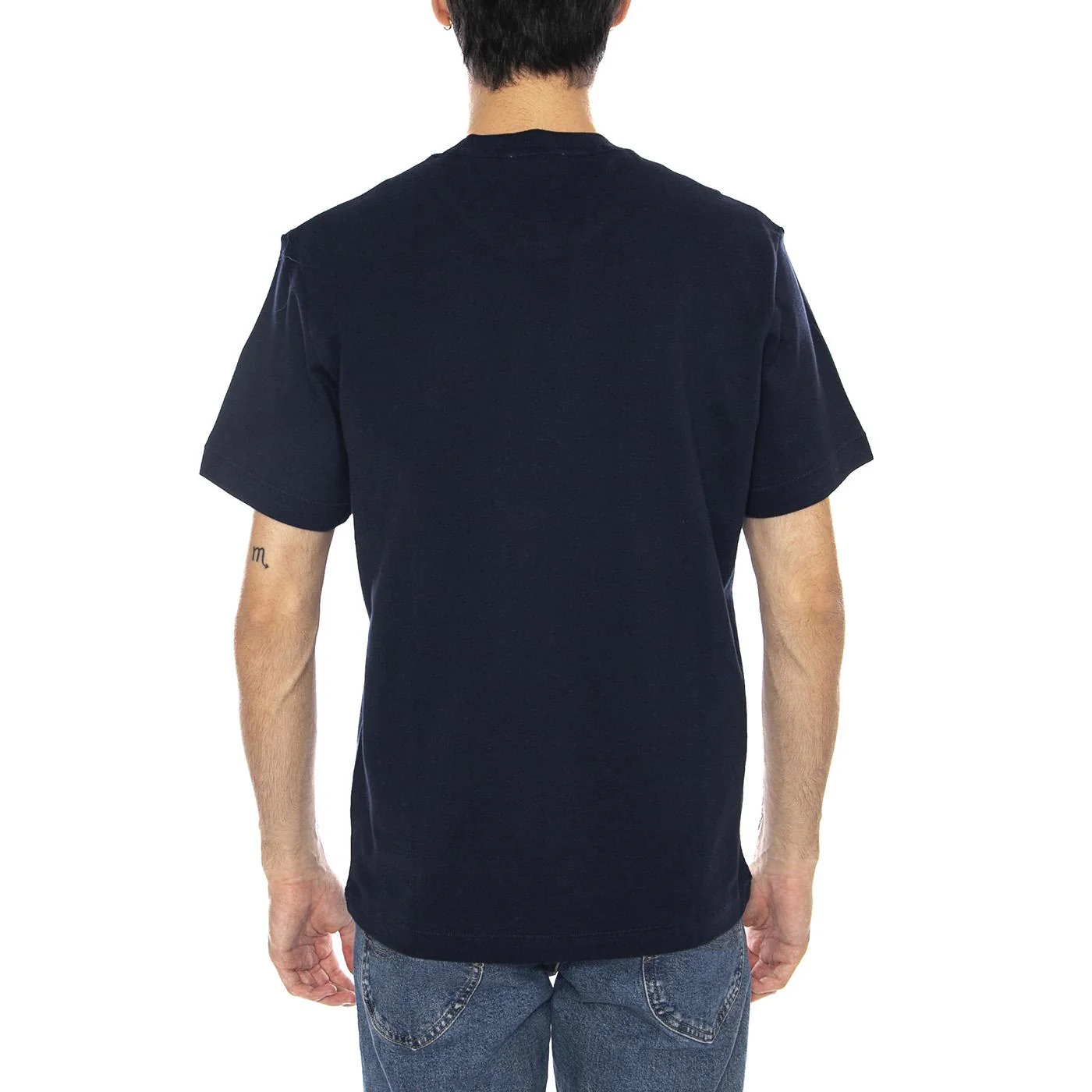 T-Shirt 166 Black - Men's Blue Crew Neck T-Shirt Men LACOSTE - Image 3
