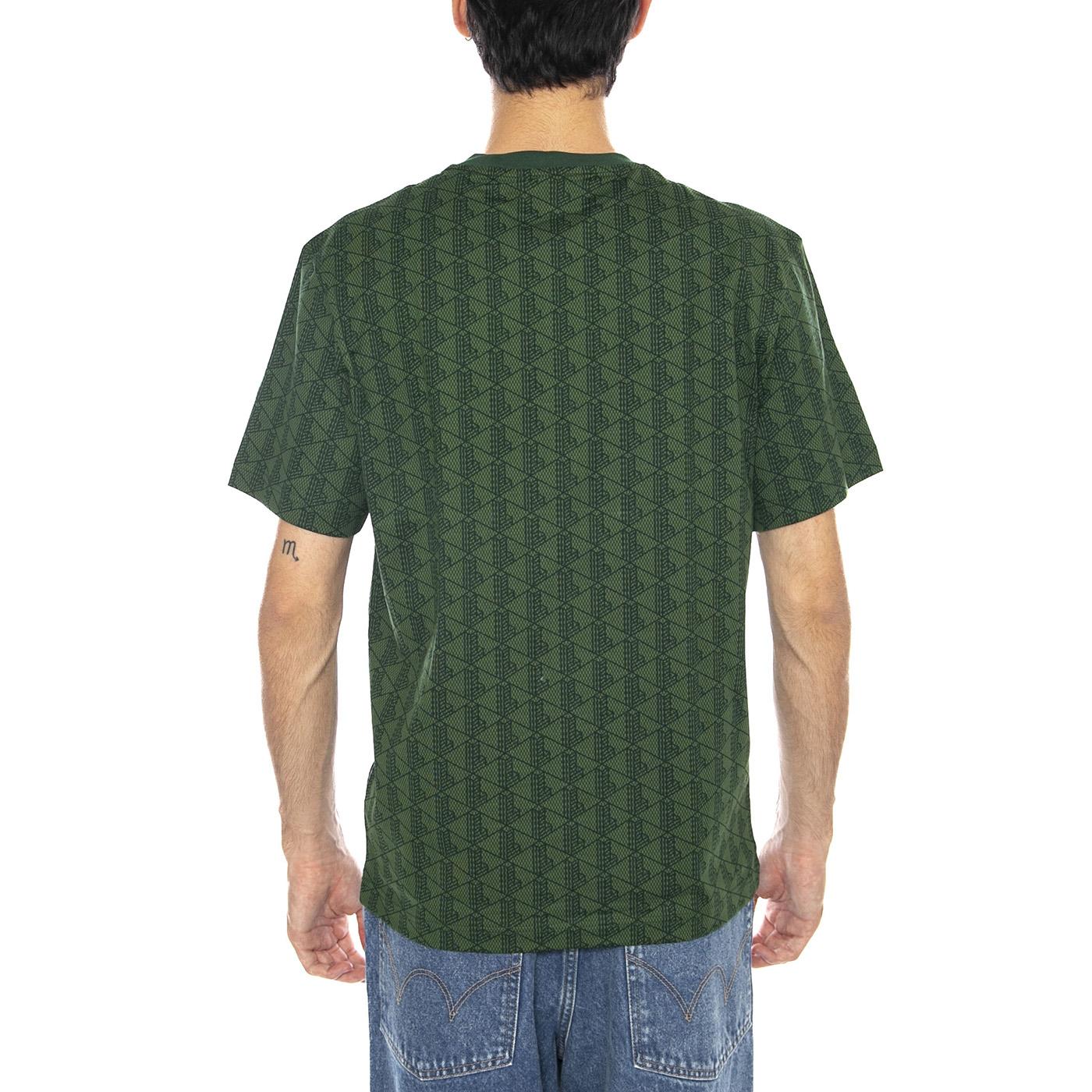 LACOSTE D1R Multicolour T-Shirt - Men's Crew Neck T-Shirt - Image 3