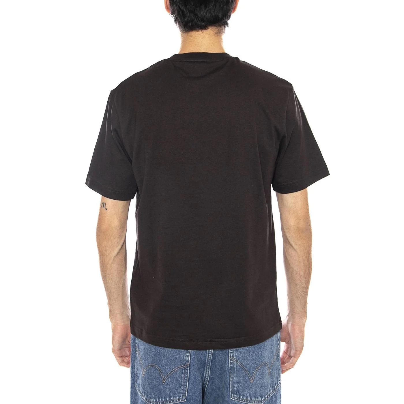 LACOSTE SKB Black T-Shirt - Men's Crew Neck T-Shirt Black - Image 3