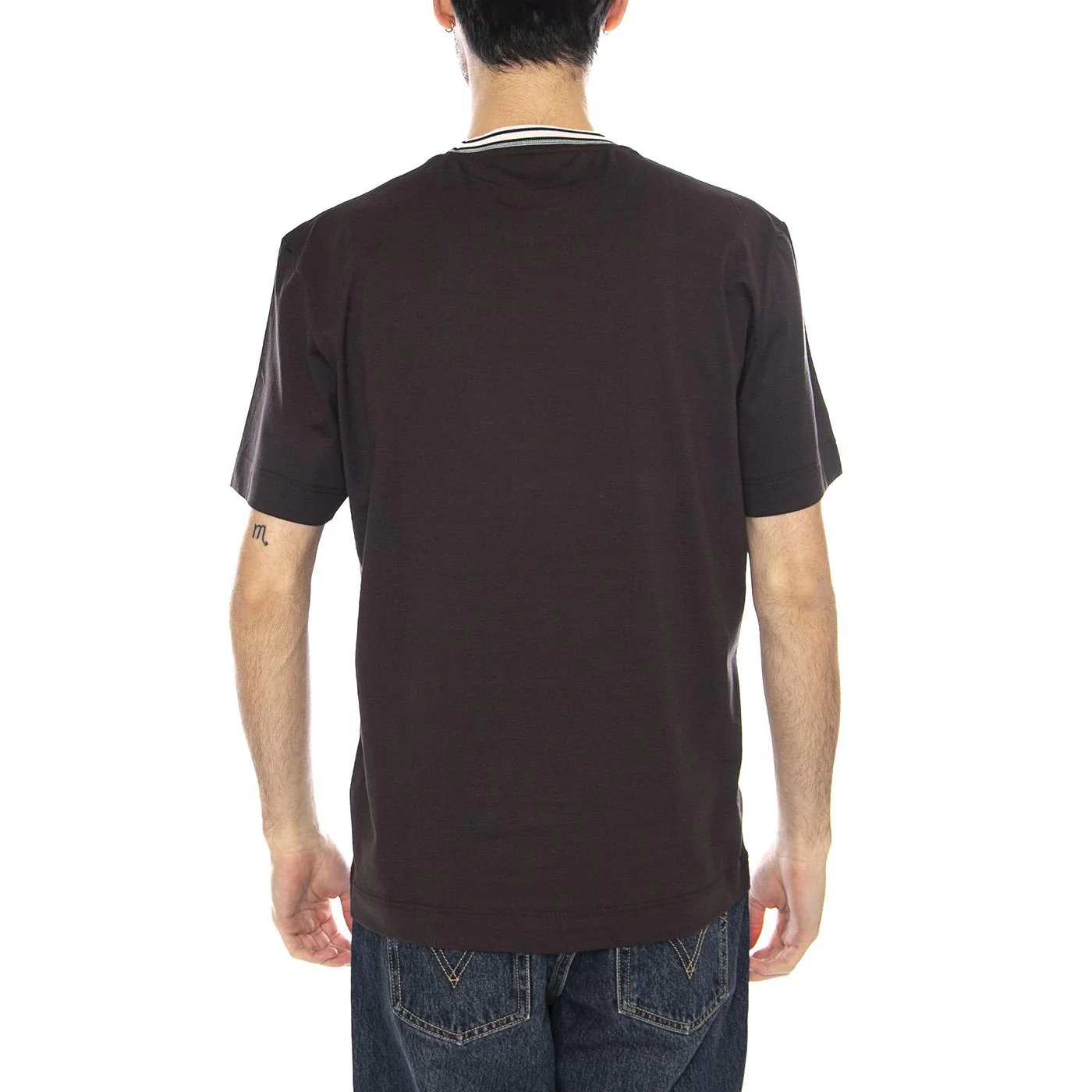 SKB T-Shirt -- LACOSTE Men's Crew Neck T-Shirt - Image 3