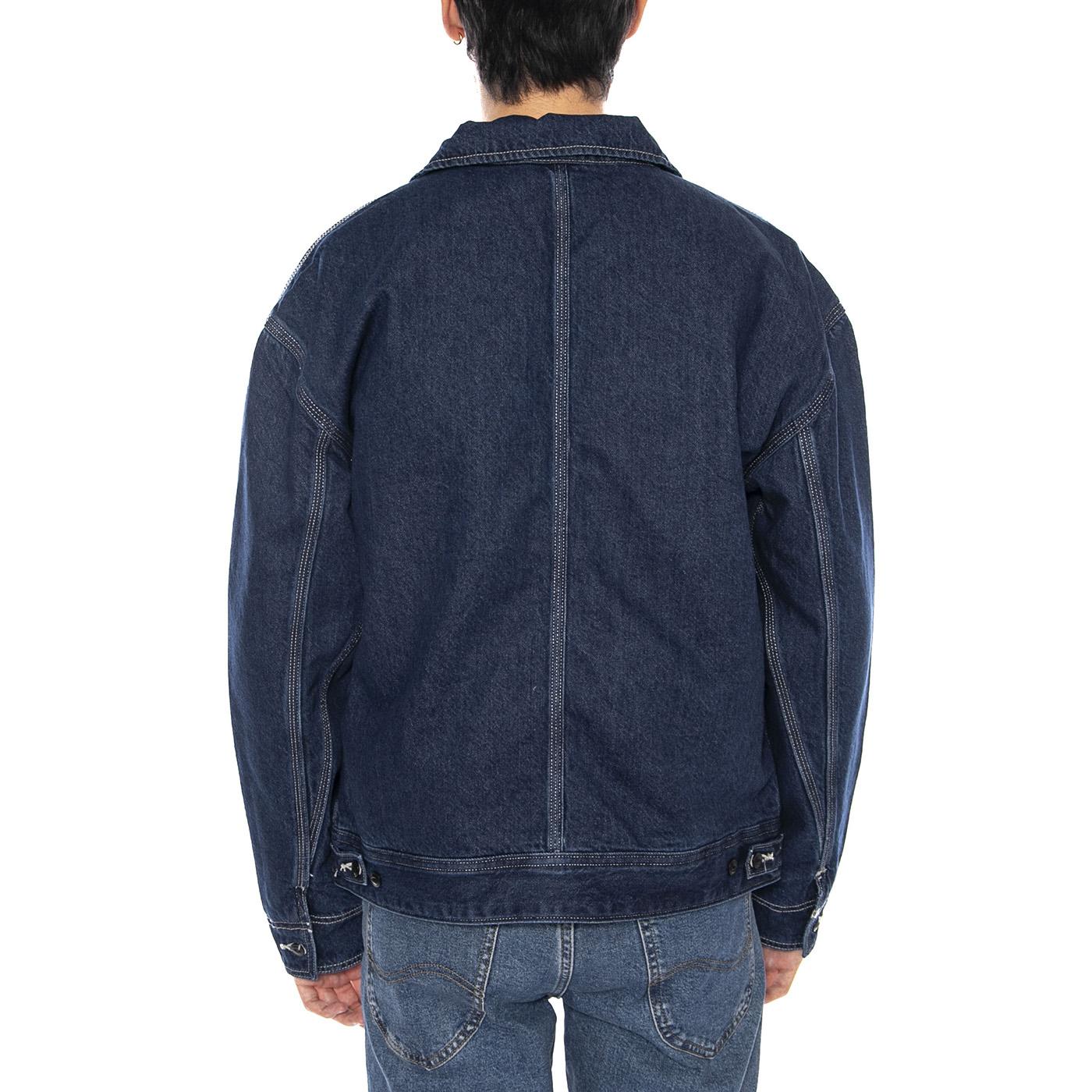 91W Lined WW Jacket Save It - Men's Blue Denim Jeans Jacket LEE - Image 3