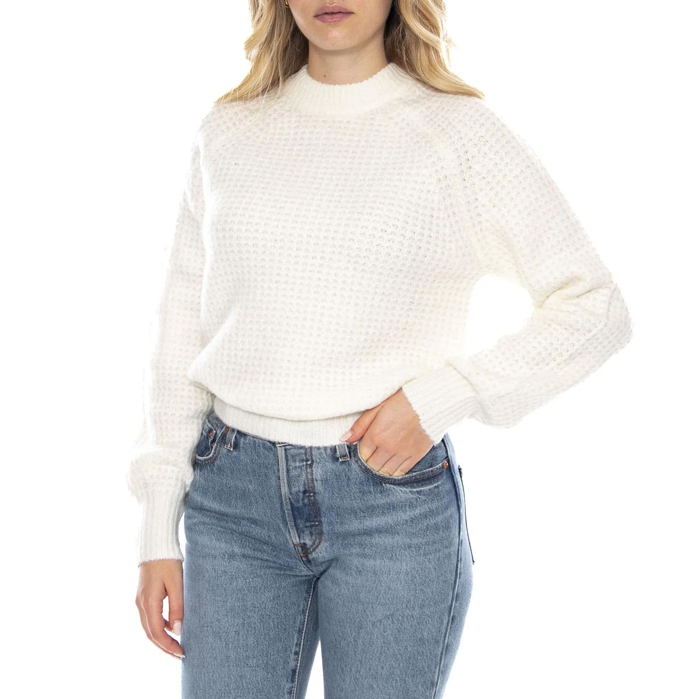 Knit Sweater Ecru -- Women's Sweater Ecru Women LEE