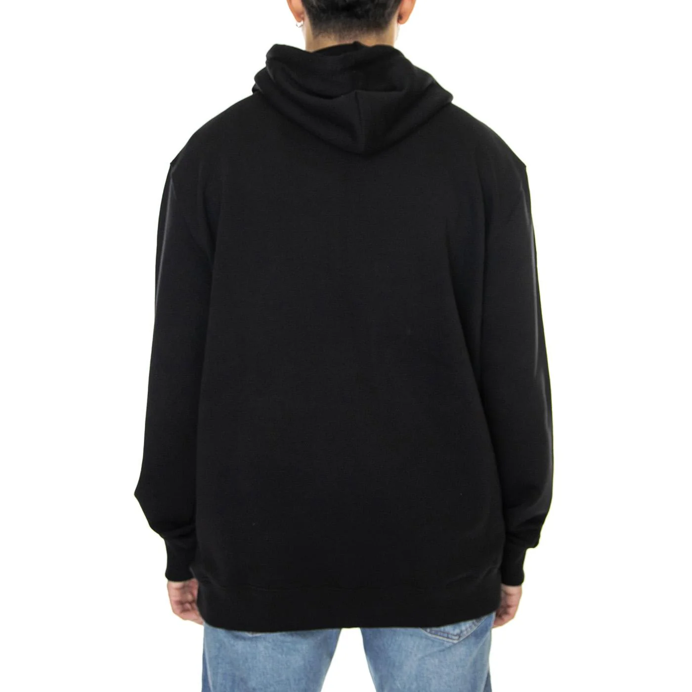 M' Basic Zip Through Ho Black Hoodie - Image 3