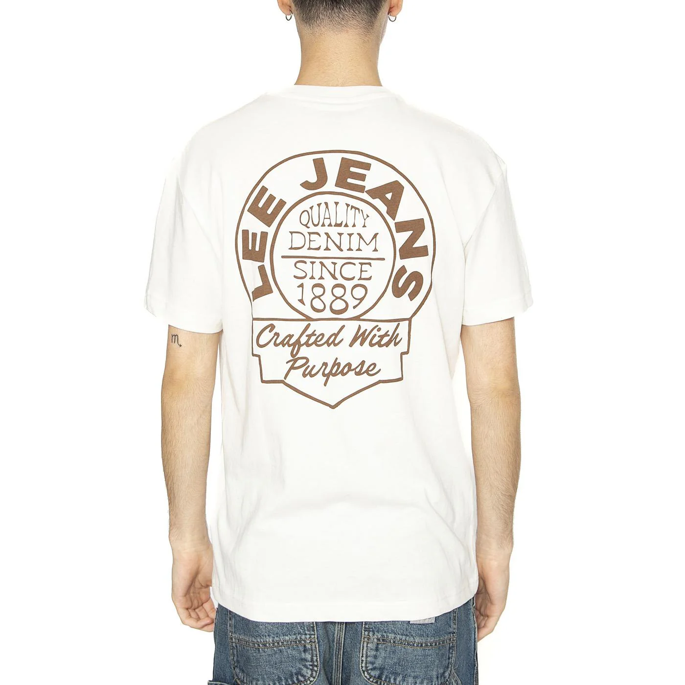 Relaxed Tee Ecru - Image 3