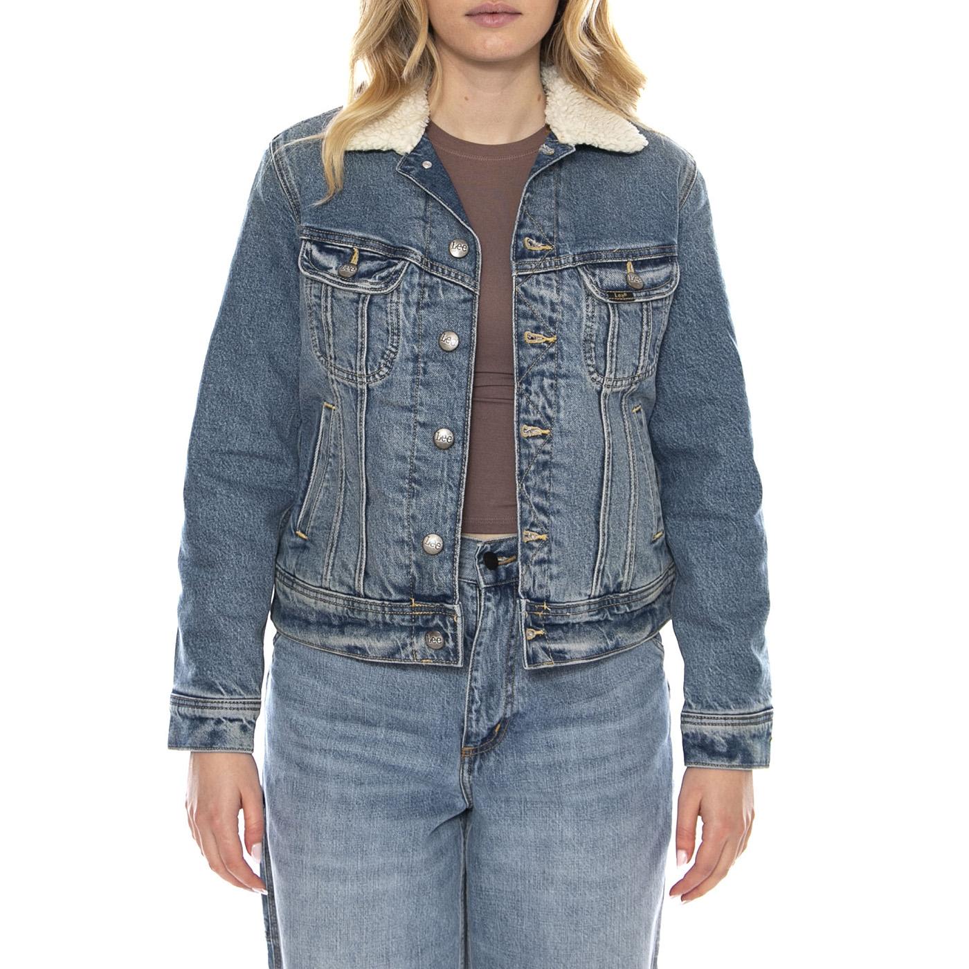 Sherpa Rider Jkt Teleport Medium -- Women's Jacket Blue Women LEE - Image 2
