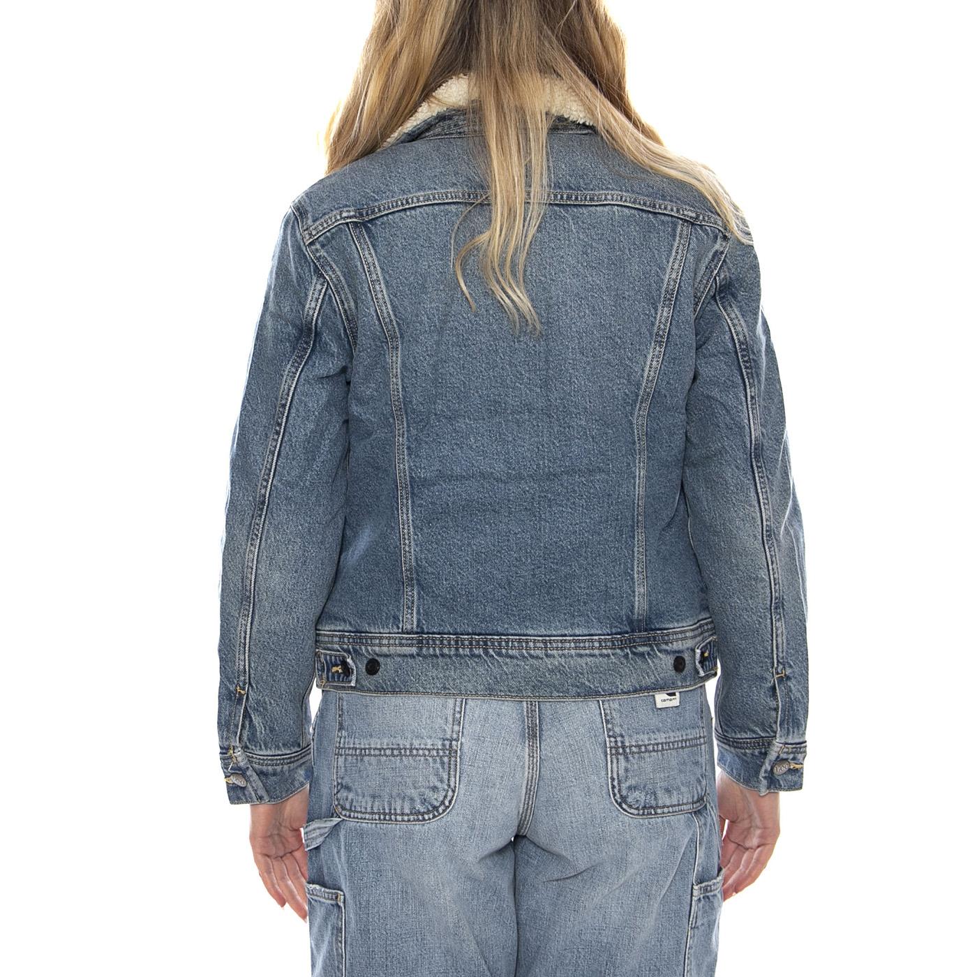 Sherpa Rider Jkt Teleport Medium -- Women's Jacket Blue Women LEE - Image 3