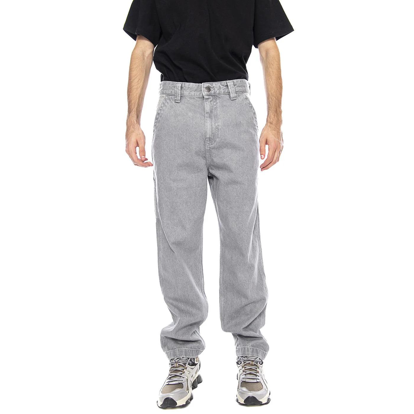 Slouchy Straight Carpenter Gemini Grey - Men's Denim Jeans Pants Grey Men's LEE - Image 2