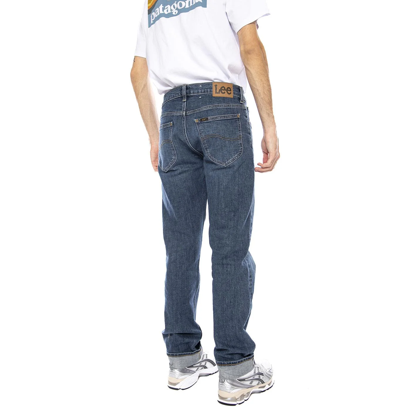 West Richter Blue Denim Jeans - Men's Blue Denim Jeans Pants LEE - Image 3