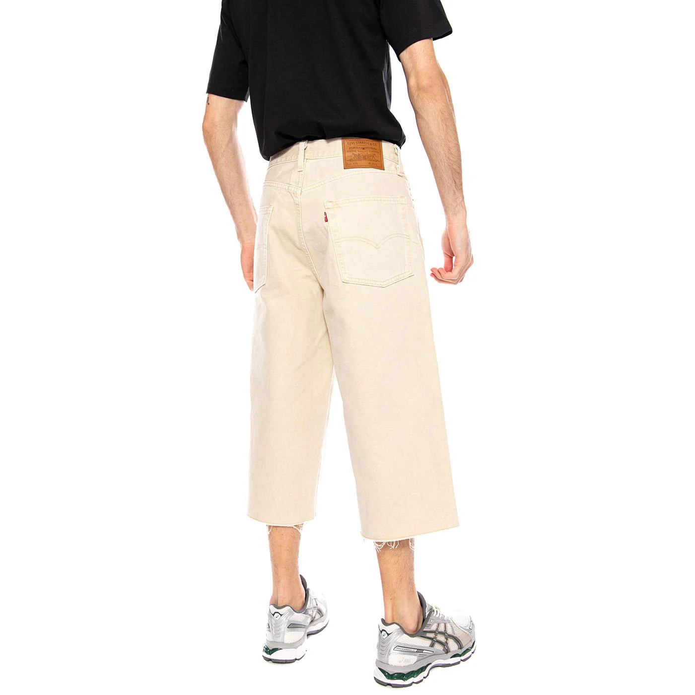478 Baggy Capri - Ecru Goods White - Men's Cream Pants LEVIS - Image 3