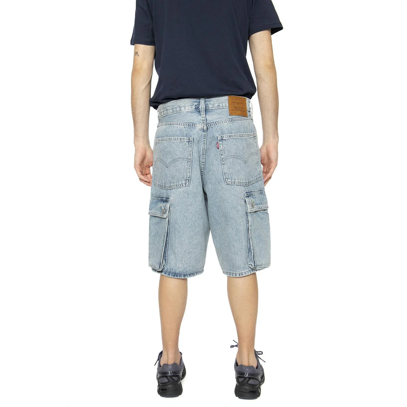 478 Baggy Cargo Shorts My Pocket Full Blue - Image 4