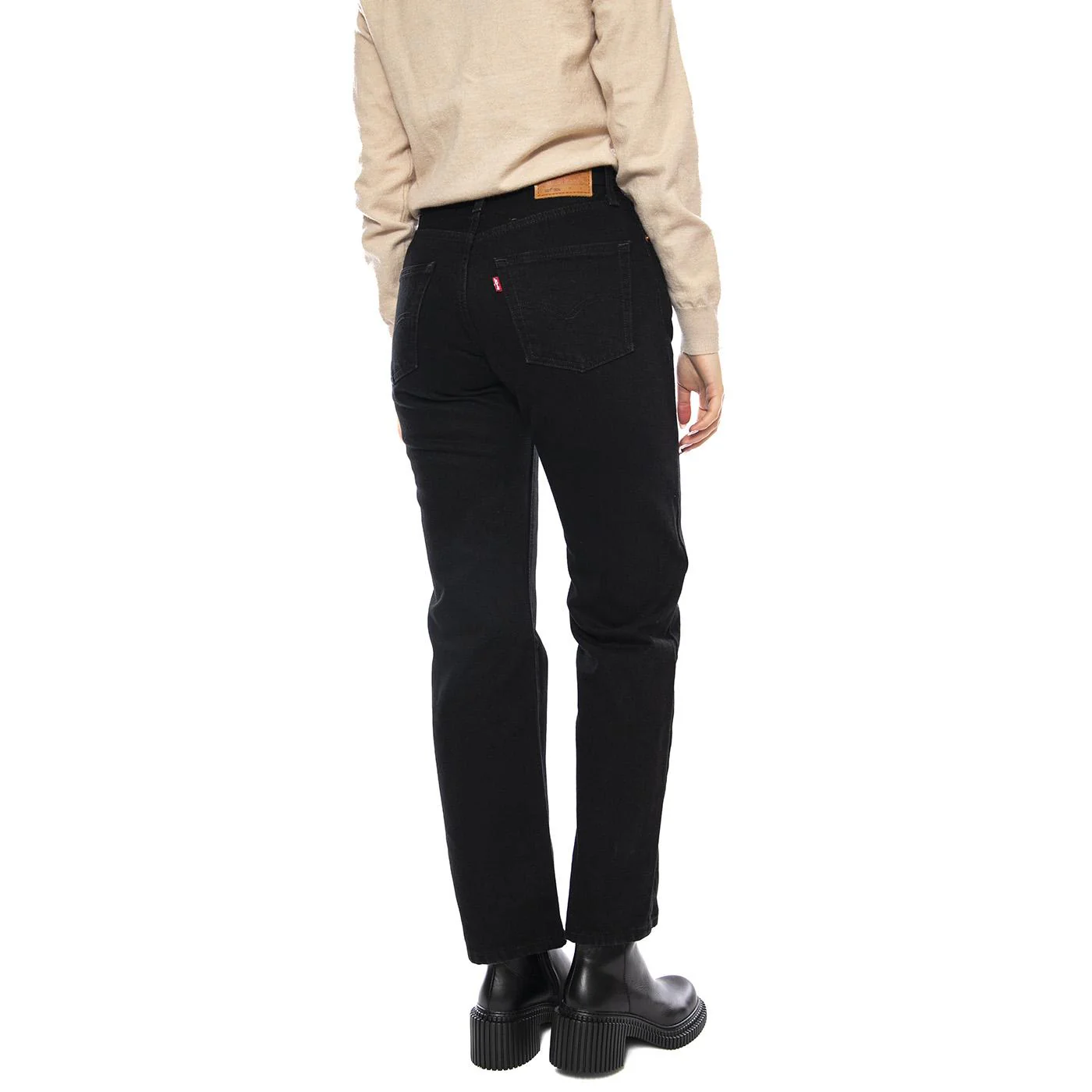 501 '90S Rinsed Blacktop -- Women's Black Jeans Women's LEVIS - Image 3