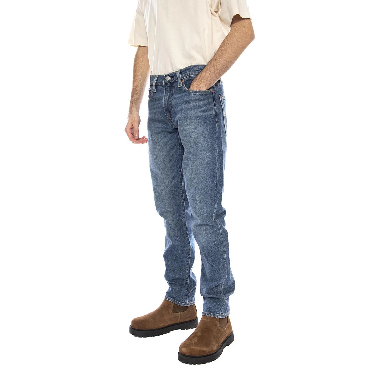 502 Taper Almost Warm -- Men's Pants Med Indigo Blue Men's LEVIS
