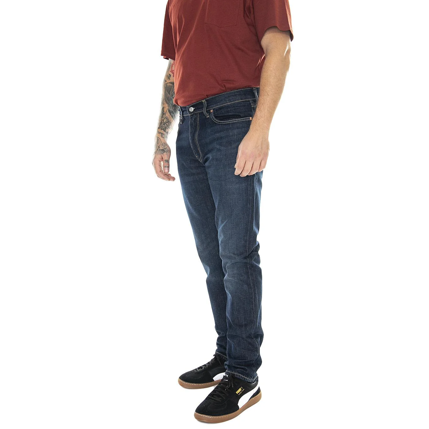 511 Slim Keepin It Clean Med Indigo - Worn In