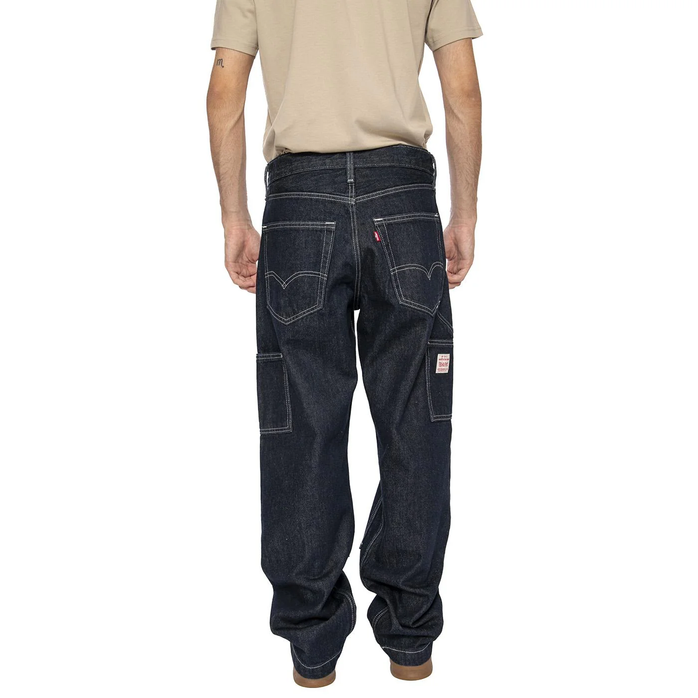 568 Loose Straight Double Knee Mornin Classical Dark Indigo - Image 4