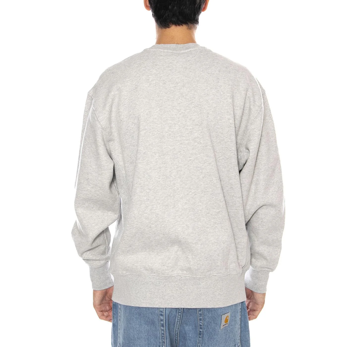 Authentic Crew Light Gray Heather Bros BC03 Neutral - Men's Crewneck Sweatshirt Grey Men's LEVIS - Image 3