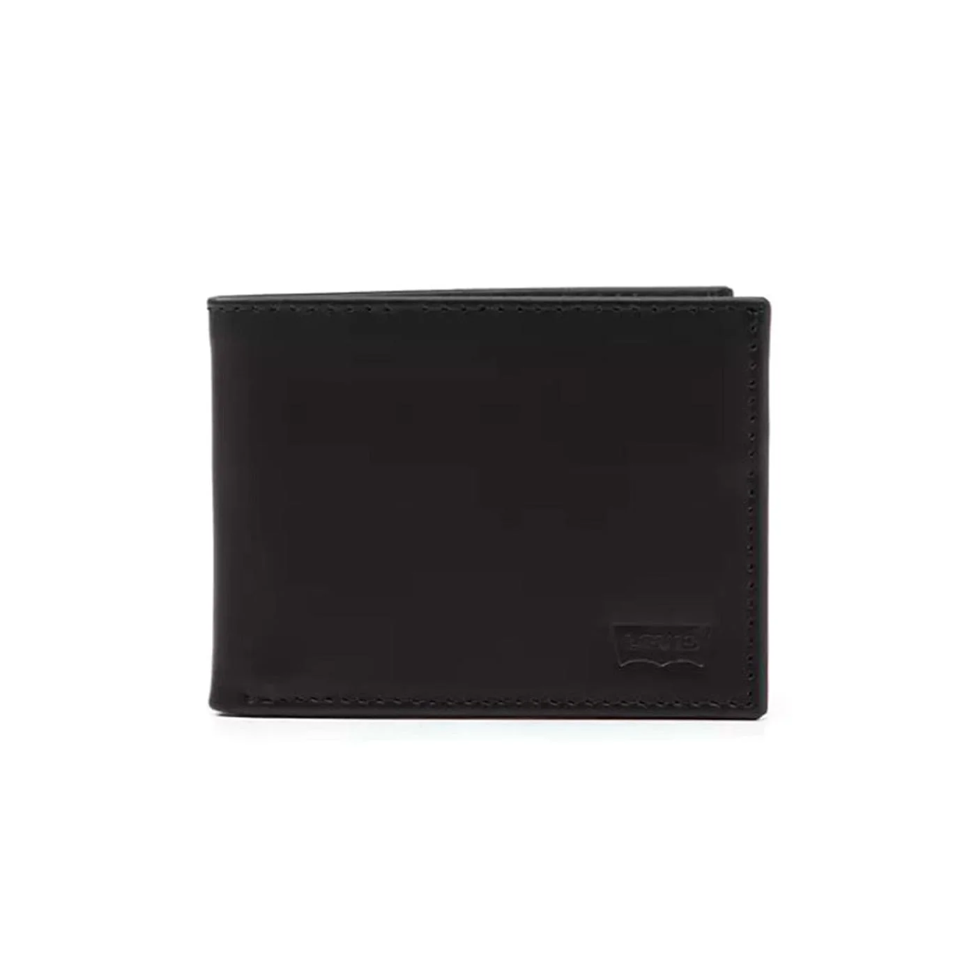 Batwing Bifold ID Caviat Leather Black